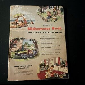 ORIGINAL 1946 SEARS MIDSUMMER BOOK RARE CATALOG 229 PAGES COLLECTIBLE